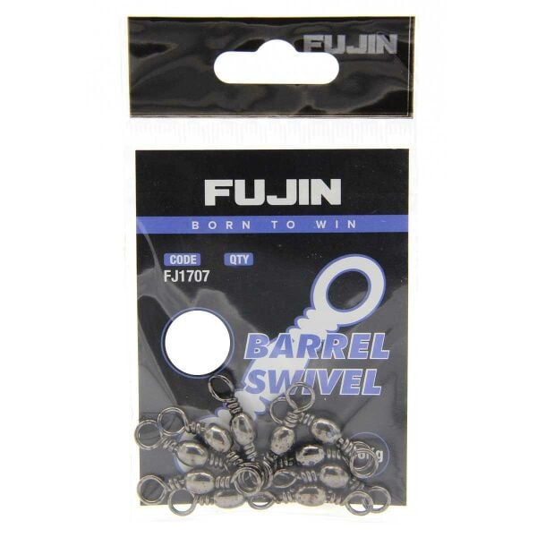 Fujin Barrel Swivel Black Nickel Fırdöndü NO:3/0 - Black Nickel