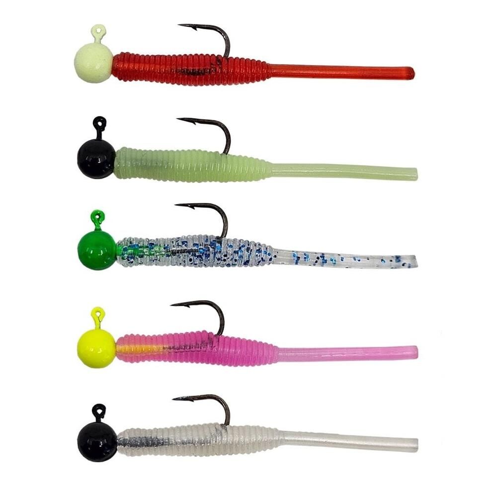 Kendo Hook Worm CY090 Jighead+Lrf Silikonu 1gr+4.5cm