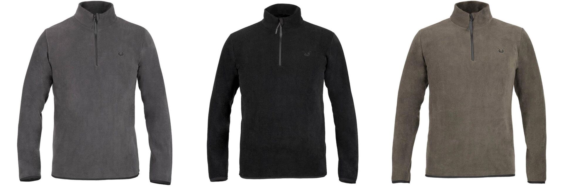 Puhu Yarım Fermuarlı Erkek Polar Ceket