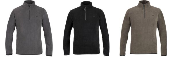 Puhu Yarım Fermuarlı Erkek Polar Ceket