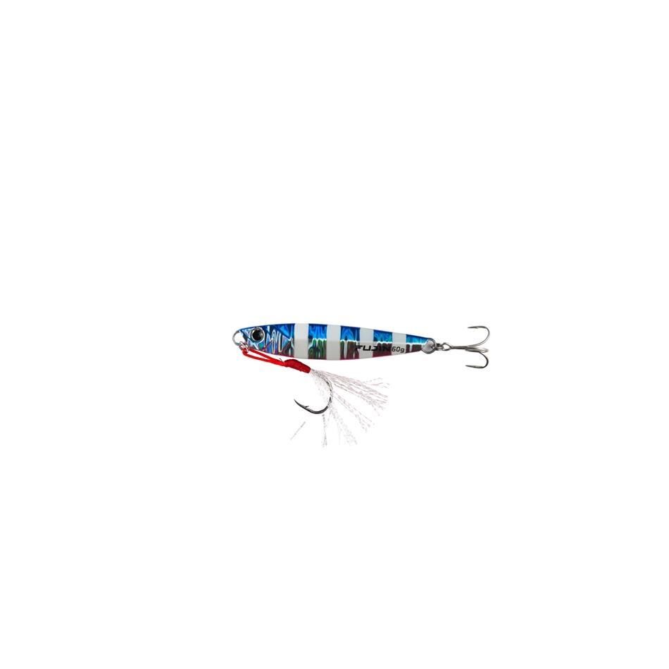 Fujin Jig-X Jigging Jig Yem Blue Pink Zebra Glow - 30 Gr
