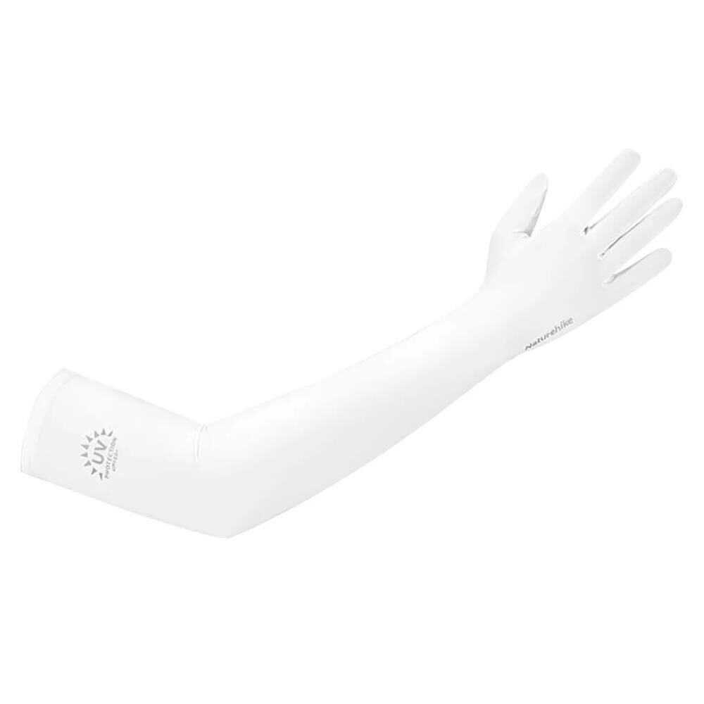 Naturehike UPF50+ Full Finger Güneş Koruma Kollukları WHİTE