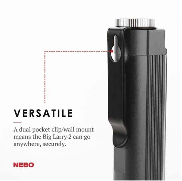 Nebo 6737 Big Larry-2 500 Lümen LED Fener KIRMIZI