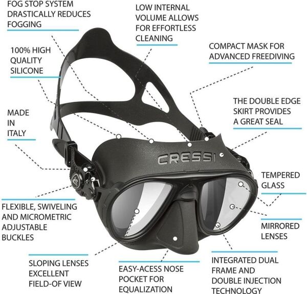 Cressi Calibro Dalış Maskesi