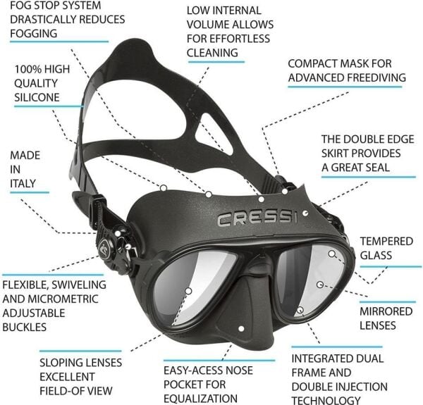Cressi Calibro Dalış Maskesi