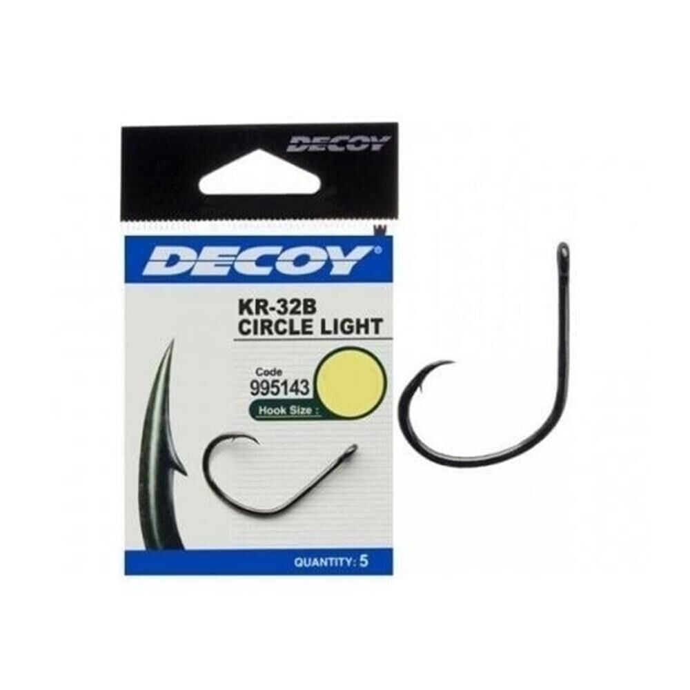 Decoy KR-32B Circle Light Olta İğnesi Black Nickel - NO:1/0