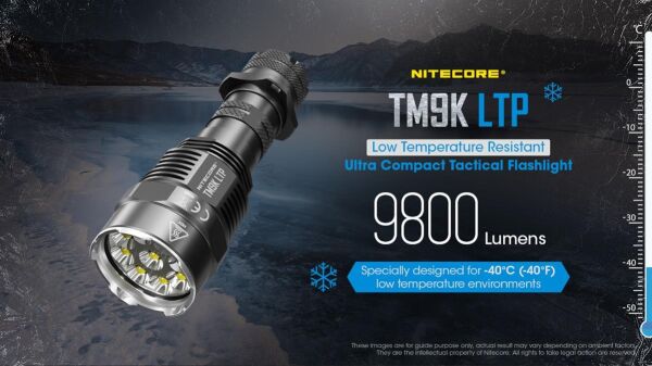 Nitecore TM9K LTP 9800 Lümen Şarjlı El Feneri