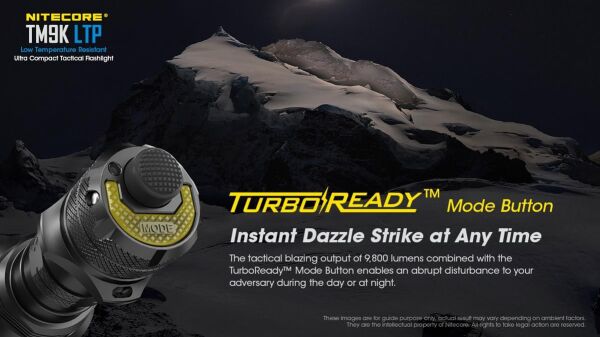 Nitecore TM9K LTP 9800 Lümen Şarjlı El Feneri
