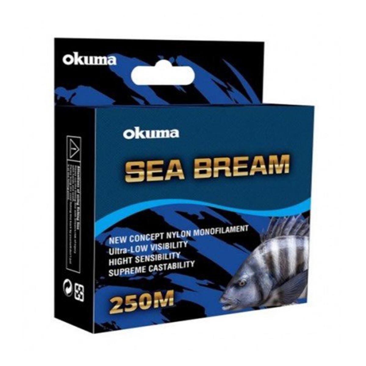 Okuma Sea Bream Nylon Clear Color Olta Misinası 250 mt CLEAR - 0,31 MM