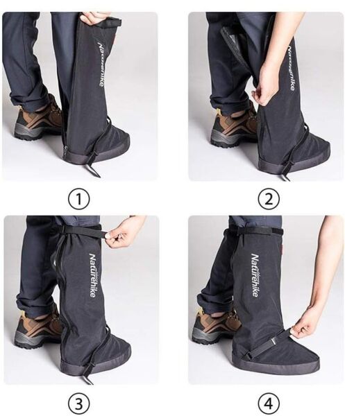 Naturehike Snow Fox Outdoor High-Tube Tozluk + Kum Ayakkabısı Night Black - 35-37