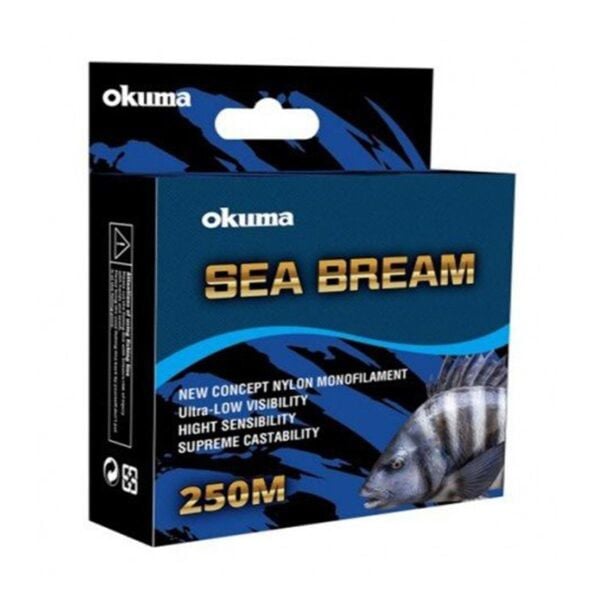 Okuma Sea Bream Nylon Clear Color Olta Misinası 250 mt CLEAR - 0,34 MM