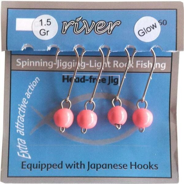 River Jig Kafa Haraketli İğneli Pink Glow