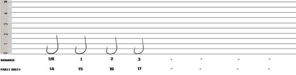 Ryobi Keiryu RY-1029 Black Nickel Olta İğnesi