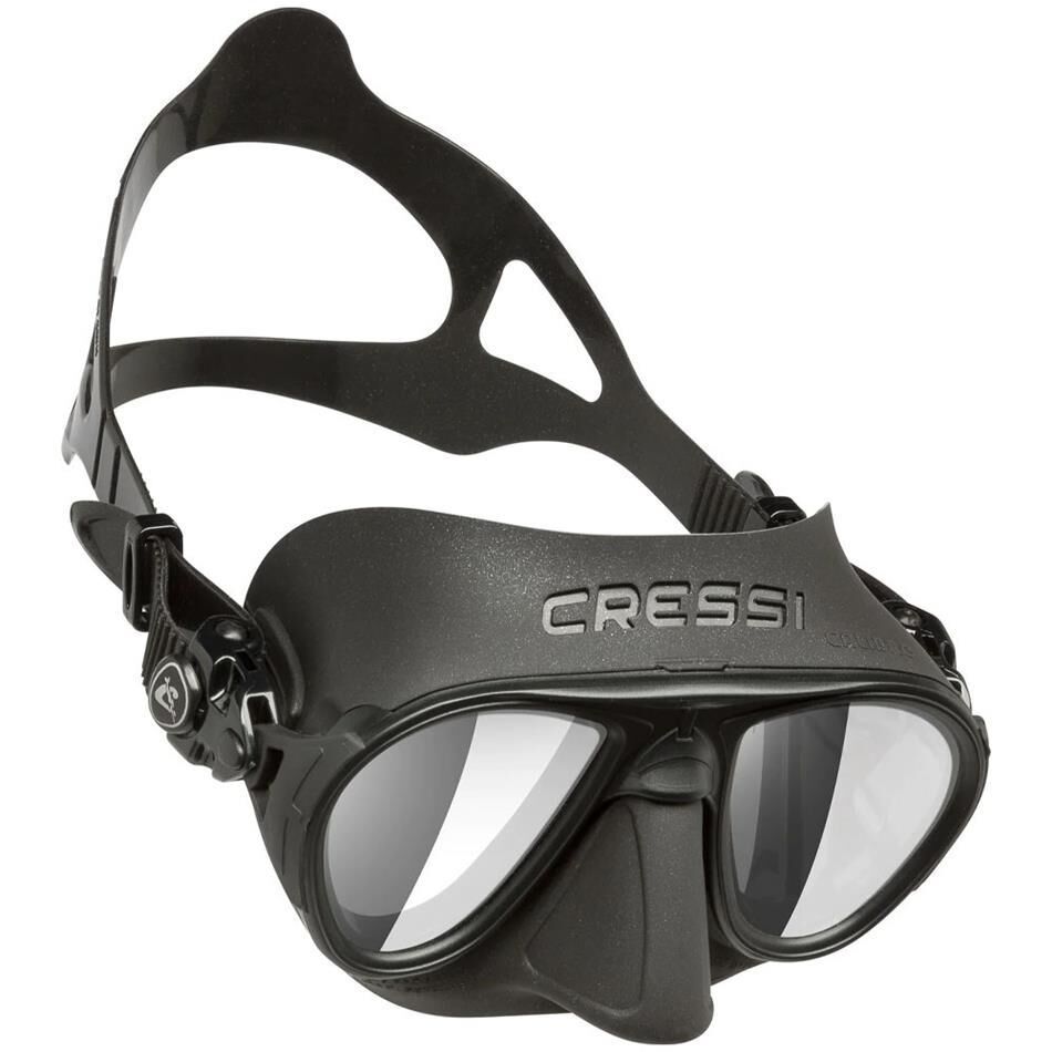 Cressi Calibro Dalış Maskesi Black/Black/HD Lens