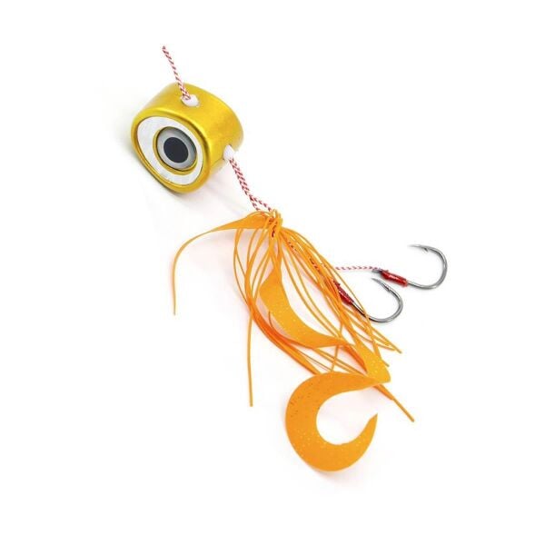 Fujin Salty Rubber 140gr Tai Rubber Set Jig Yem ORANGE GOLD