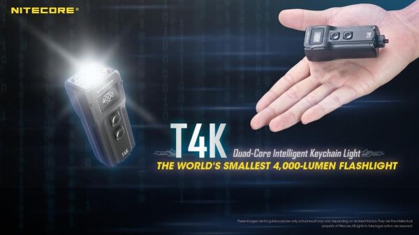 Nitecore T4K 4000 Lümen El Feneri
