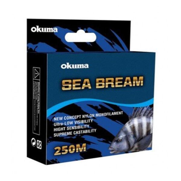 Okuma Sea Bream Nylon Clear Color Olta Misinası 250 mt CLEAR - 0,37 MM