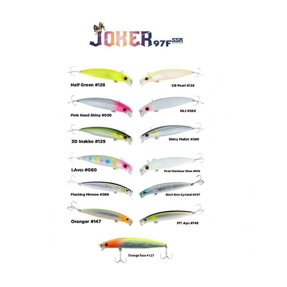 Fujin Joker 97 mm 12.6 gr SSR Floating Maket Balık