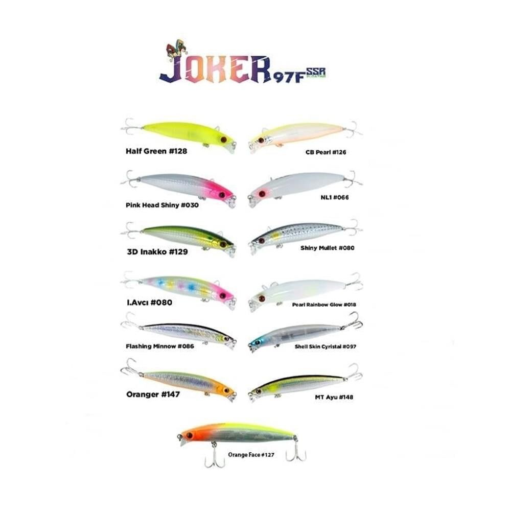 Fujin Joker 97 mm 12.6 gr SSR Floating Maket Balık