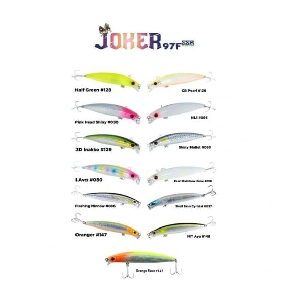 Fujin Joker 97 mm 12.6 gr SSR Floating Maket Balık