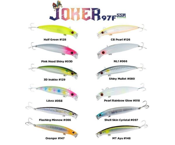 Fujin Joker 97 mm 12.6 gr SSR Floating Maket Balık 127