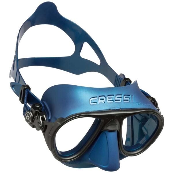 Cressi Calibro Dalış Maskesi Blue Metal