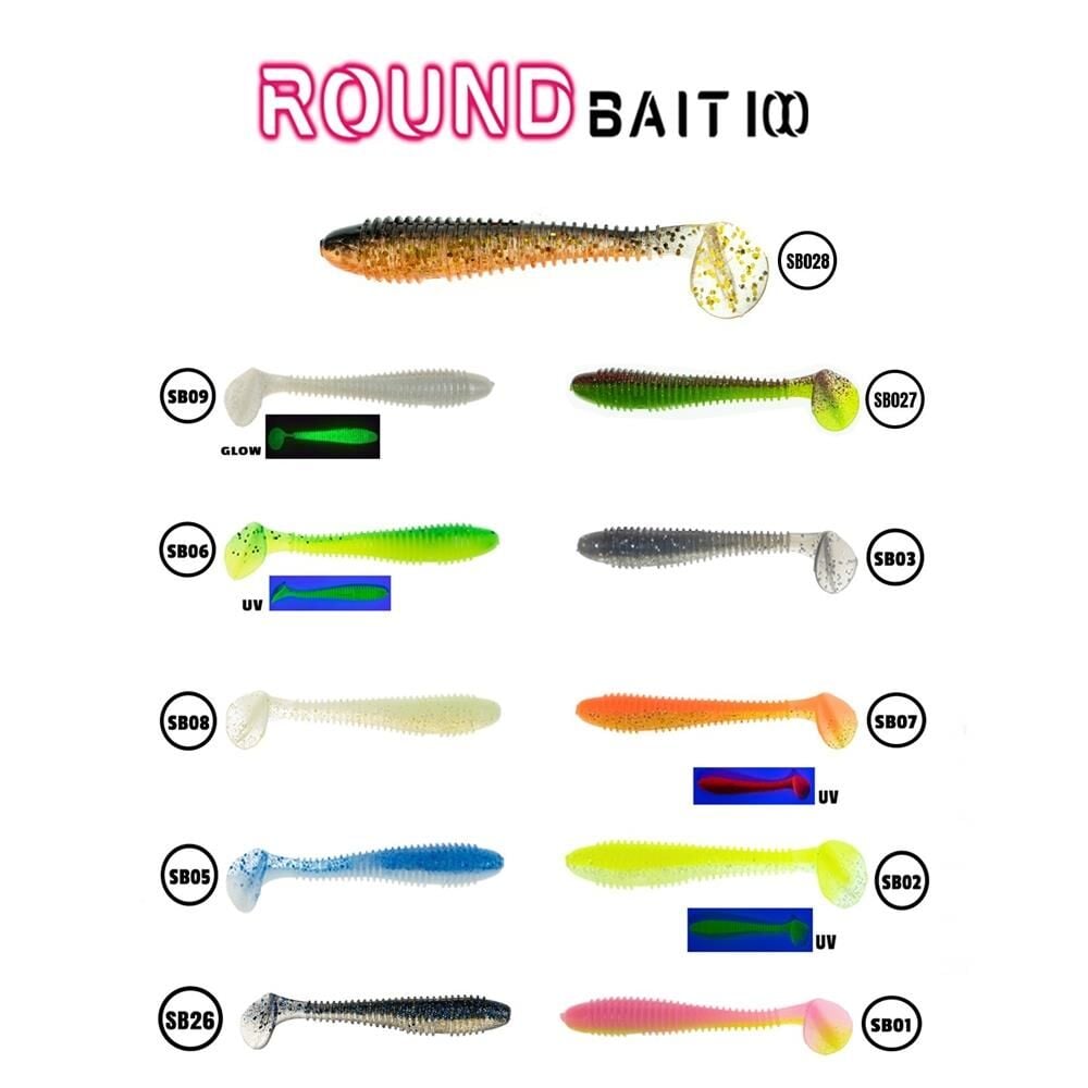 Fujin Round Bait 100 mm Silikon Balık SB027
