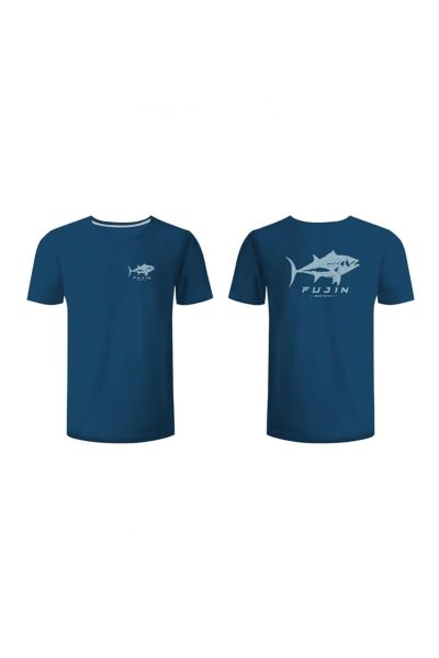 Fujin Tuna T-Shirt Mavi MAVİ - XL