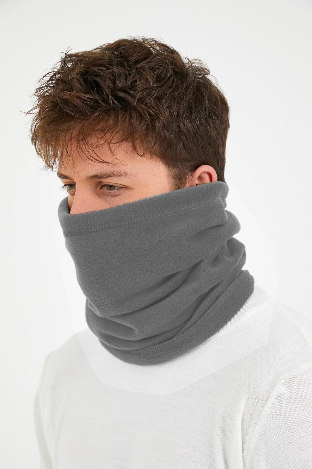 North Trace Chester Erkek Polar Boyunluk GRİ