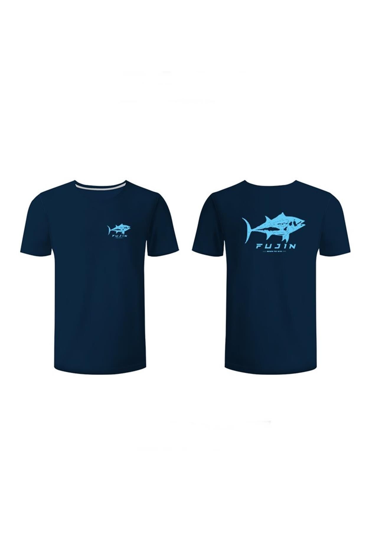 Fujin Tuna T-Shirt Lacivert LACİVERT - 2XL