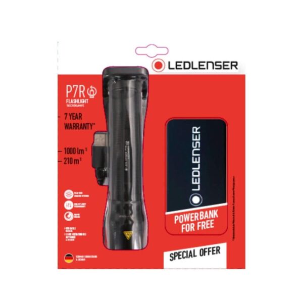 Ledlenser P7R El Feneri + Powerbank Set