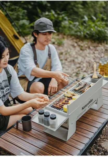 Naturehike Grill Barbecue + Karlanabilir Masalı SANDSTONE