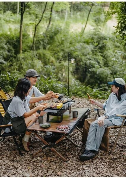 Naturehike Grill Barbecue + Karlanabilir Masalı SANDSTONE