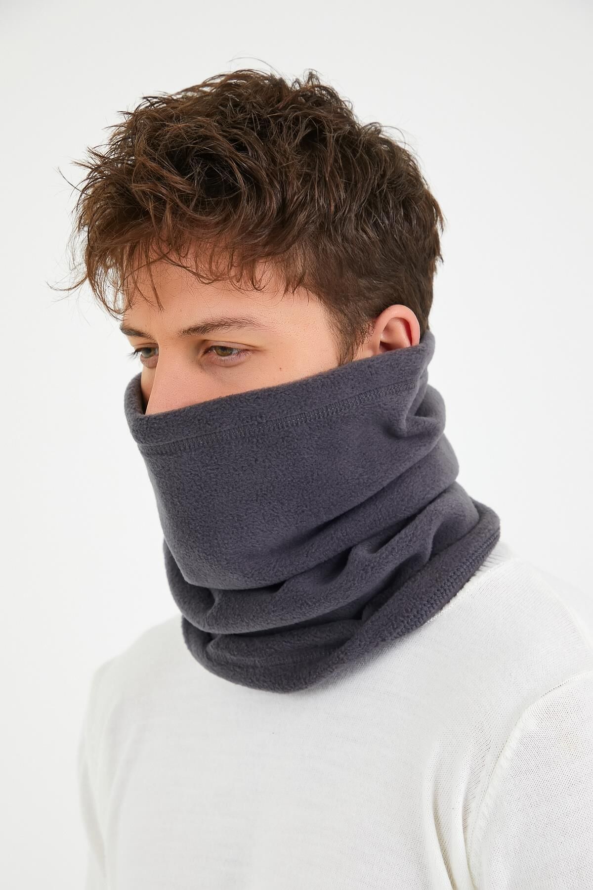 North Trace Chester Erkek Polar Boyunluk Füme