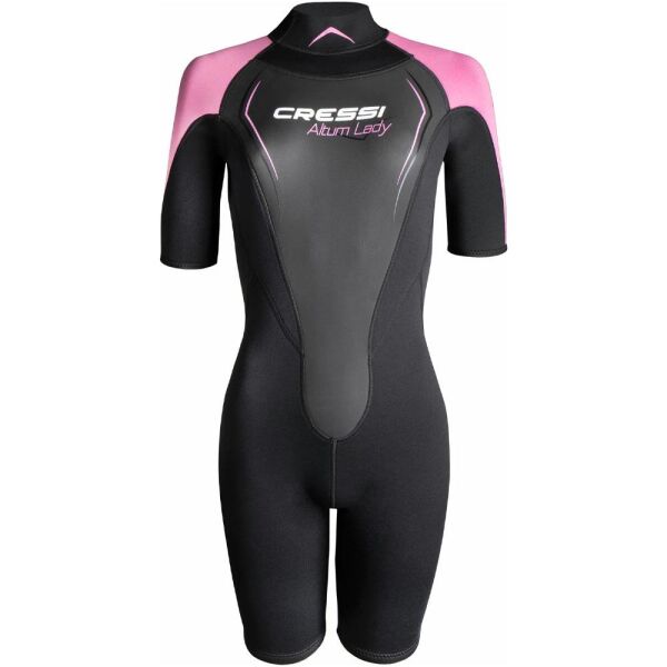 Cressi Altum Lady Shorty Yüzme Elbisesi BLACK - PINK - 3MM - L