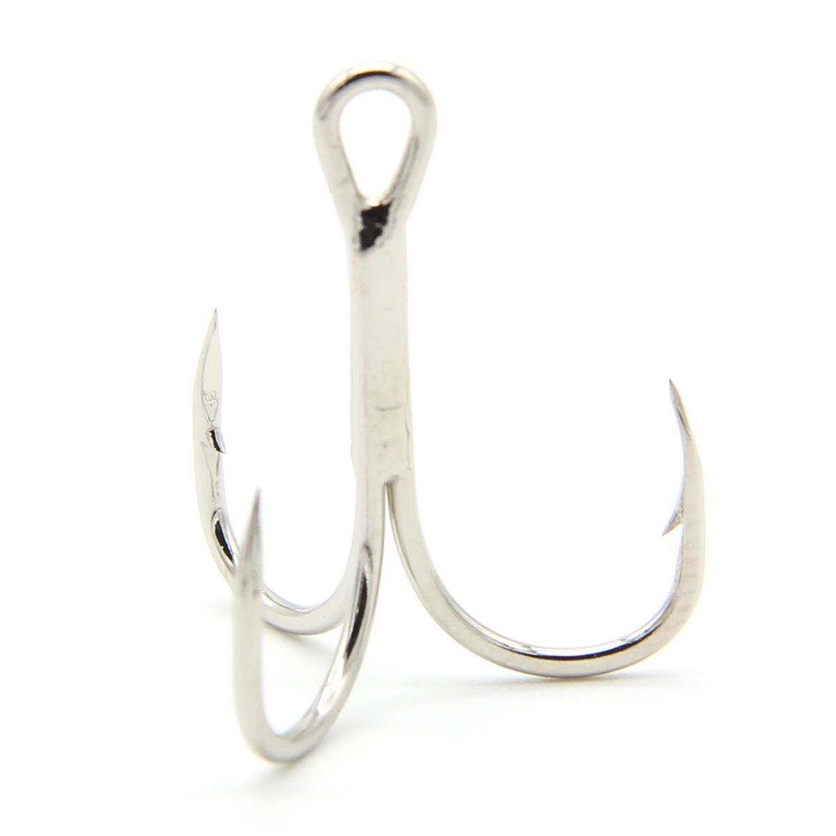 Fujin ST31 Nickel Üçlü Maket Balık İğnesi NO:8 - Nickel