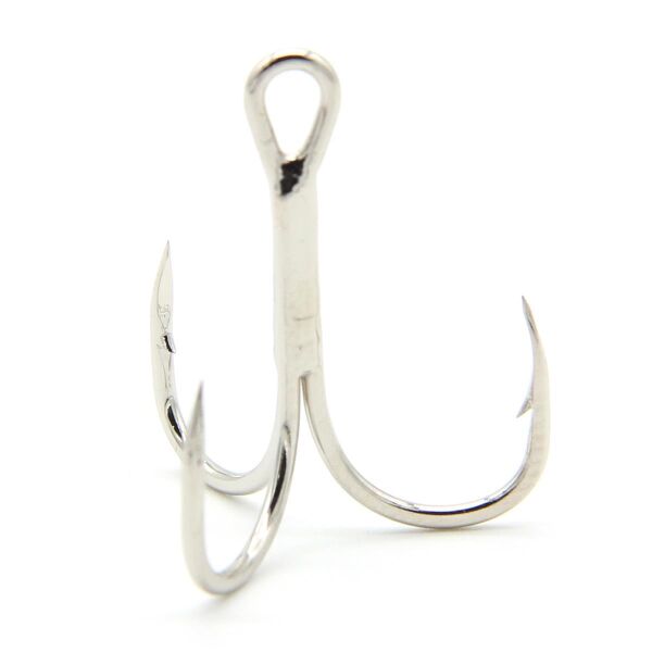 Fujin ST31 Nickel Üçlü Maket Balık İğnesi NO:8 - Nickel