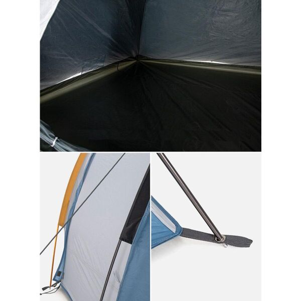 Naturehike Knight-3 +UPF50 3 Kişilik Kamp Çadırı Gri/Mavi