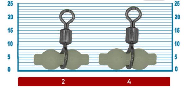 PortFish Üçlü Fosforlu Gezer Fırdöndü NO:4