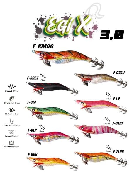 Fujin EGİX 3.0 16.4gr Kalamar Zokası