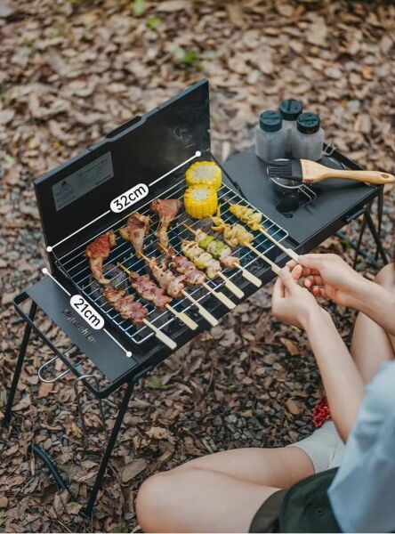 Naturehike Grill Barbecue + Karlanabilir Masalı SANDSTONE