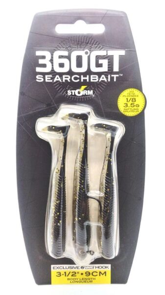 Storm 360GT SearchBait Minnow 9Cm 3,5Gr 3+1 Adet Silikon Yem Gold Digger