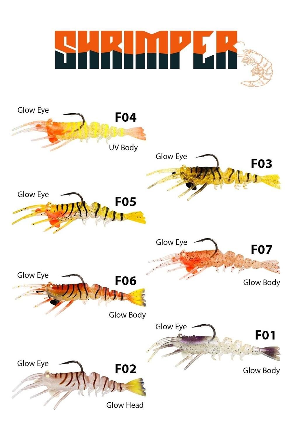 Fujin Shrimper 75mm 8.5gr Silikon Karides Yem
