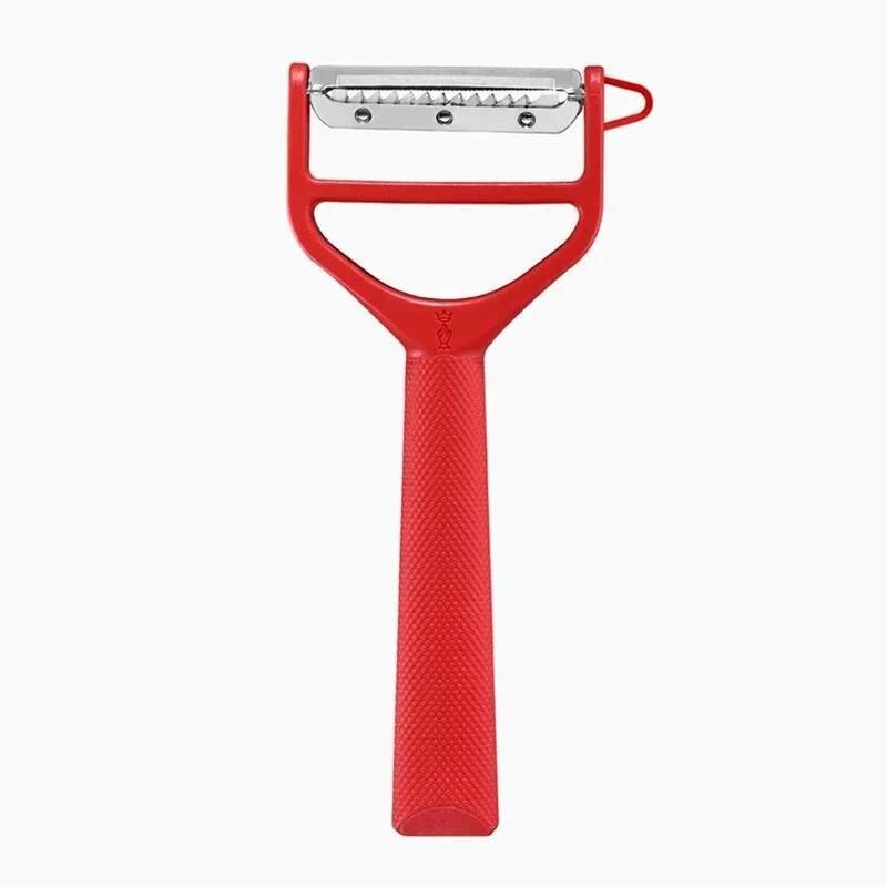 Opinel T-Duo Polimer Saplı Meyve-Sebze Soyacağı KIRMIZI