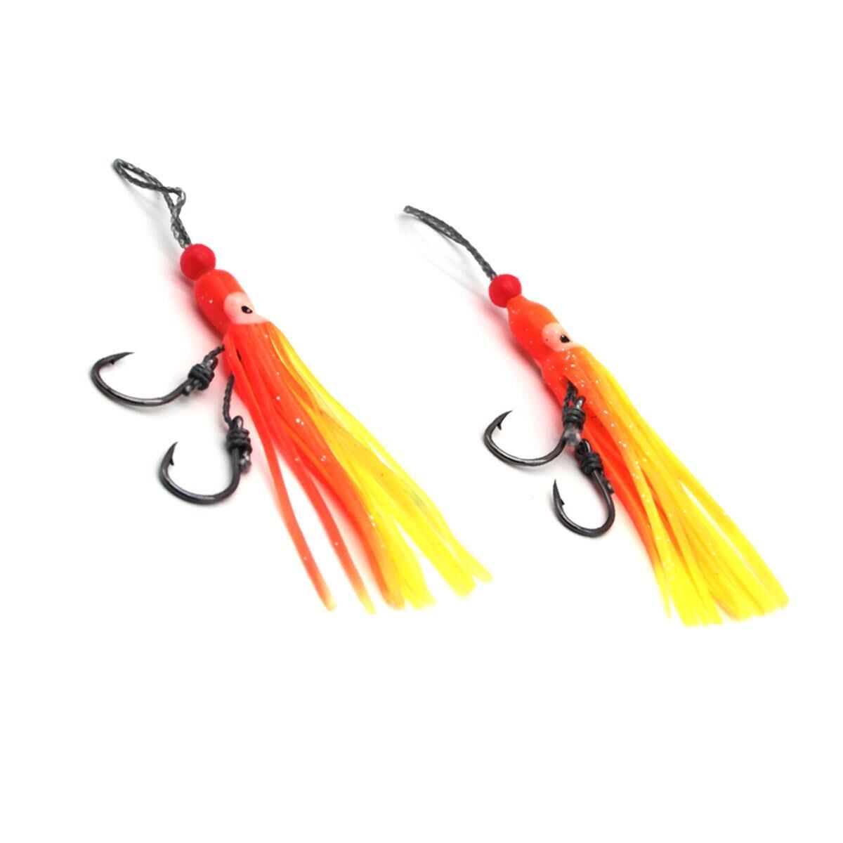 Fujin H1 Rubber Assist İğneli Ahtapot Silikon Yem 06