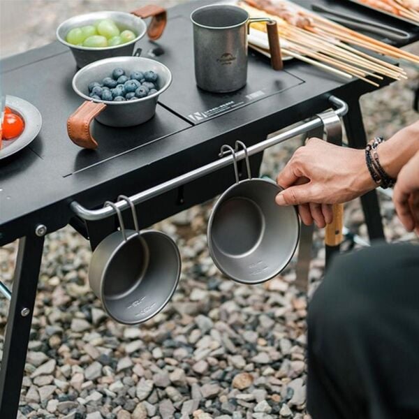 Naturehike Multifunctional Travel Barbecue + Katlanabilir Masalı BLACK