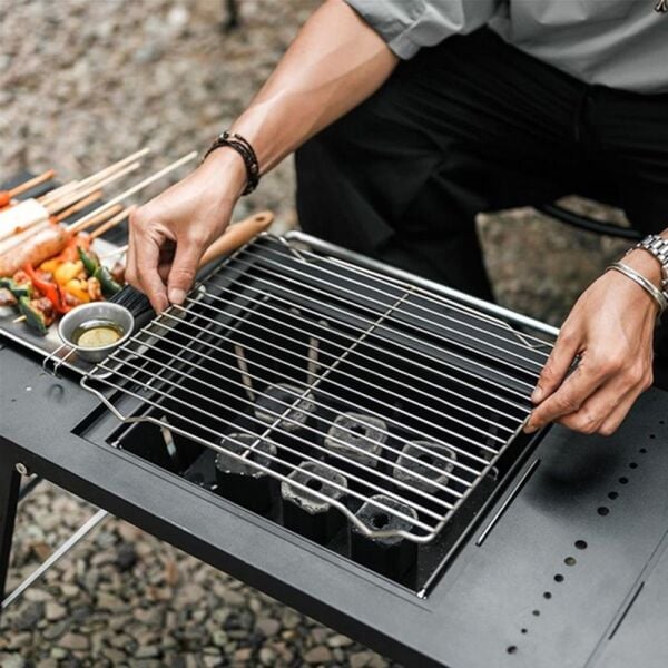 Naturehike Multifunctional Travel Barbecue + Katlanabilir Masalı BLACK