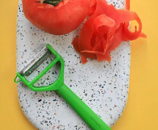 Opinel T-Duo Polimer Saplı Meyve-Sebze Soyacağı YEŞİL