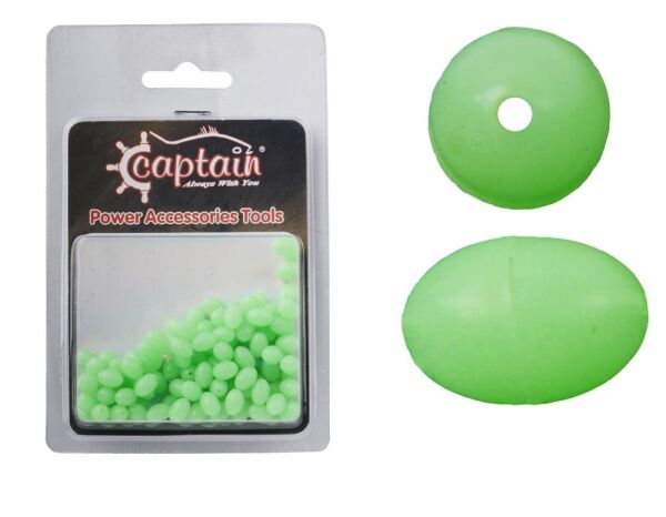 Captain Glow Boncuk Oval Çapari ve Takım Boncuğu