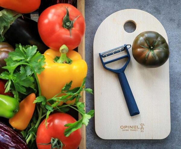 Opinel T-Duo Polimer Saplı Meyve-Sebze Soyacağı LACİVERT